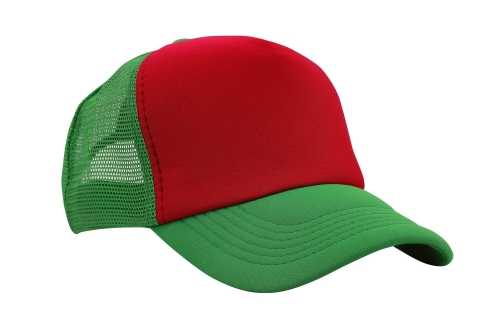 Czapka Headwear tirówka headwear czerwony szamaragdowa zieleń.jpg