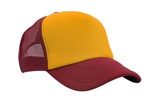 Czapka Headwear tirówka headwear złoty bordowy.jpg