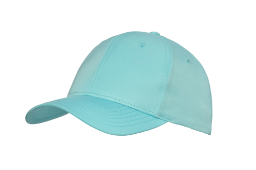 Czapka 6-panelowa z daszkiem z bawełny spieranej Headwear cyan.png