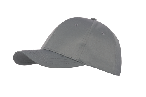 Czapka 6-panelowa z daszkiem z bawełny spieranej Headwear grey.png