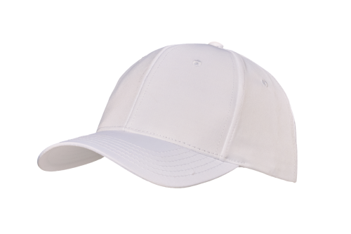 Czapka 6-panelowa z daszkiem z bawełny spieranej Headwear white.png