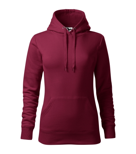 Damska bluza firmowa z kapturem Malfini Cape garnet.jpg