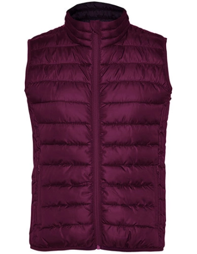 Pikowana damska kamizelka ocieplana Roly Oslo plum red.jpg