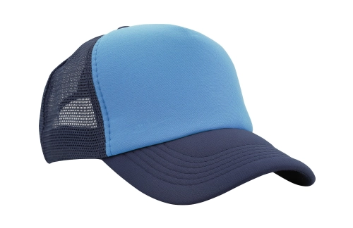 Czapka Headwear typu tirówka siateczką 5-panelowa sky navy.jpg