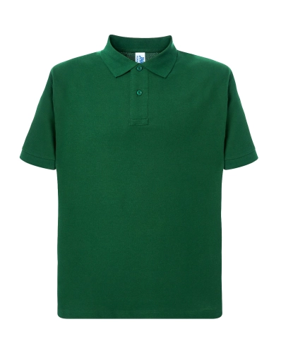 Koszulka polo męska JHK Regular Man 210 bottle green jasny.jpg