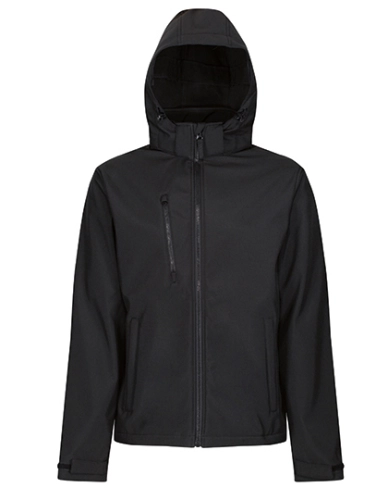 Kurtka softshell 3-warstwowa z kapturem Regatta Venturer black.jpg