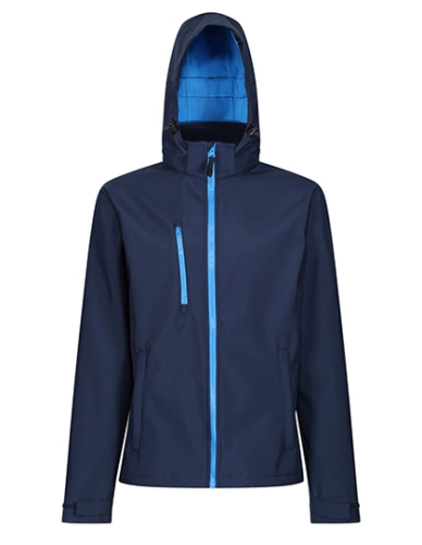 Kurtka softshell 3-warstwowa z kapturem Regatta Venturer navy blue.jpg