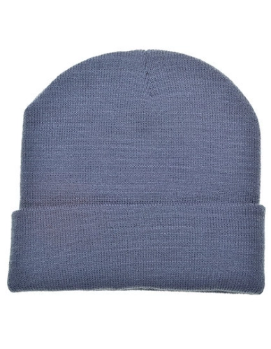 Czapka zimowa z dzianiny akrylowej Printwear dark grey.jpg