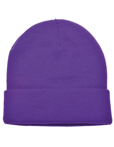 Czapka zimowa z dzianiny akrylowej Printwear purple.jpg