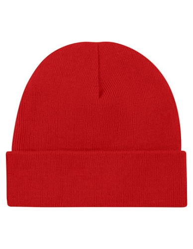 Czapka zimowa z dzianiny akrylowej Printwear red.jpg