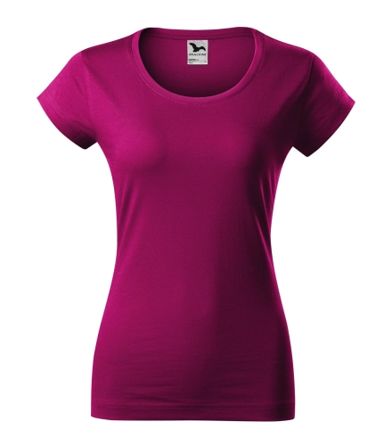 Koszulka t-shirt fit damska Malfini Viper fuchsia red.jpg