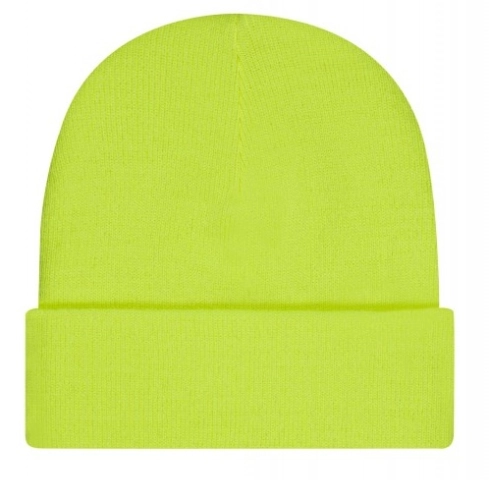 Czapka zimowa Classic Beanie gold fluo.jpg