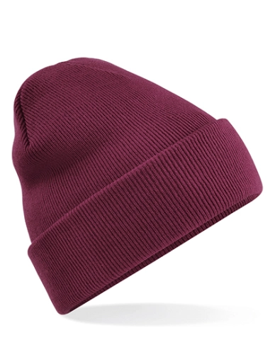 Czapka zimowa Beechfield Original Cuffed Beanie CB45 burgundy.jpg