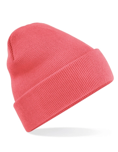 Czapka zimowa Beechfield Original Cuffed Beanie CB45 coral.jpg