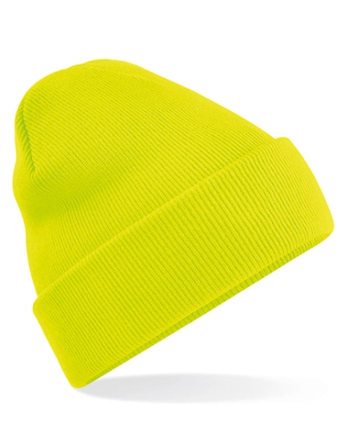 Czapka zimowa Beechfield Original Cuffed Beanie CB45 fluorescent yellow.jpg