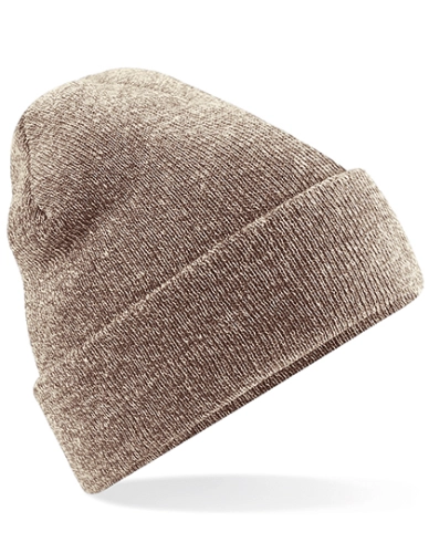 Czapka zimowa Beechfield Original Cuffed Beanie CB45 heather oatmeal.jpg