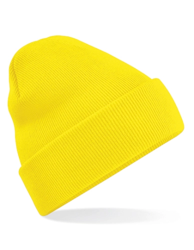 Czapka zimowa Beechfield Original Cuffed Beanie CB45 yellow.jpg