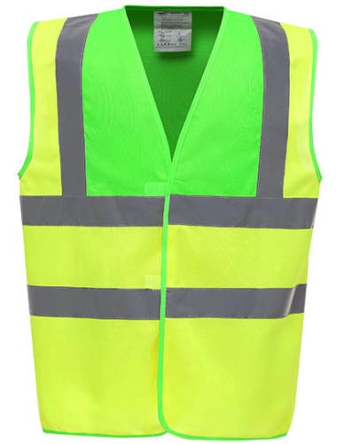 Kamizelka odblaskowa Yoko Fluo lime yellow.jpg