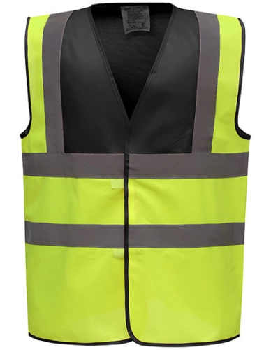 Kamizelka odblaskowa Yoko Fluo black yellow.jpg
