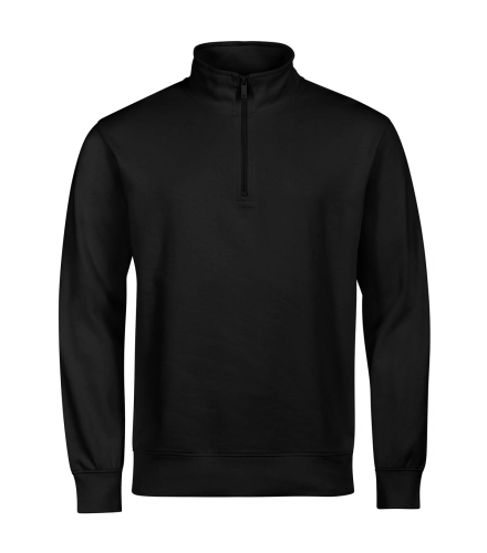 Bluza unisex premium z krótkim zamkiem Summit 429 czarna.jpg