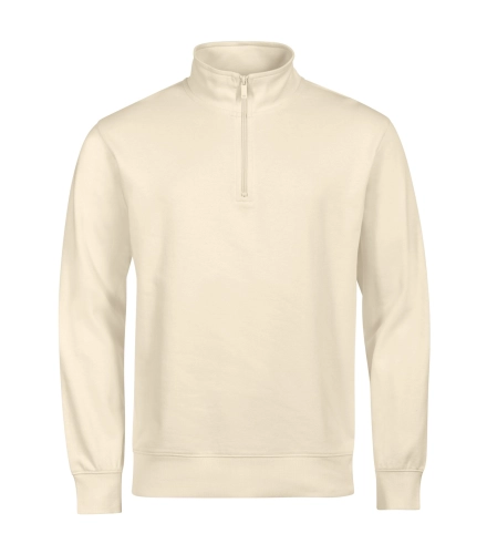 Bluza unisex premium z krótkim zamkiem Summit 429 migdałowy.jpg