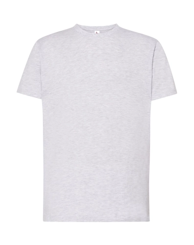 Koszulka unisex reklamowa 145 gm – bawełniana pod nadruk ash melange.jpg