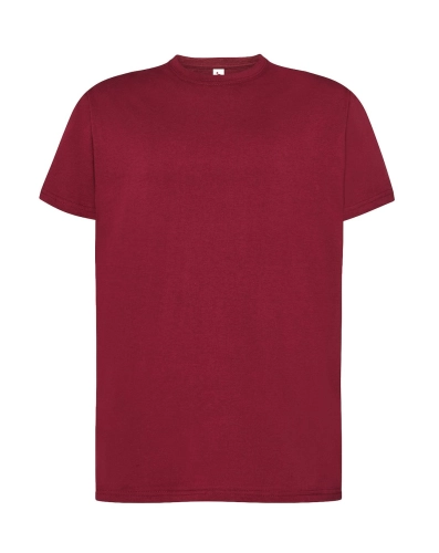 Koszulka unisex reklamowa 145 gm – bawełniana pod nadruk burgundy.jpg