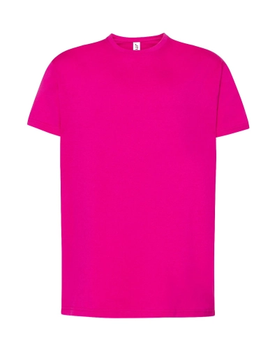 Koszulka unisex reklamowa 145 gm – bawełniana pod nadruk fuchsia.jpg