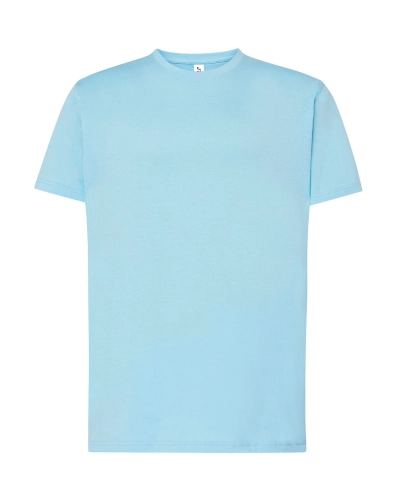 Koszulka unisex reklamowa 145 gm – bawełniana pod nadruk sky blue.jpg