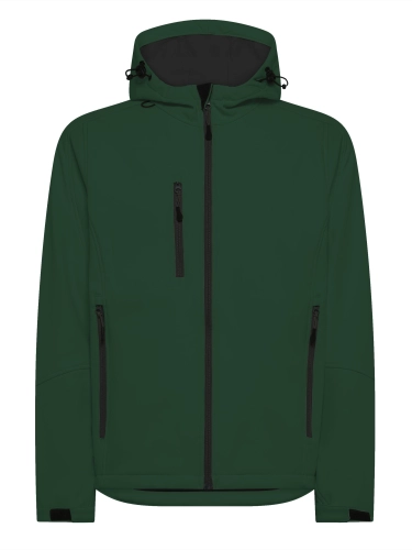 Kurtka softshell męska z kapturem Windstorm forest green.jpg