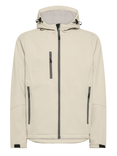 Kurtka softshell męska z kapturem Windstorm off white.jpg