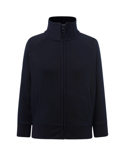 Dziecięca bluza rozpinana ze stójką JHK Kid Full Zip kolor navy.jpg